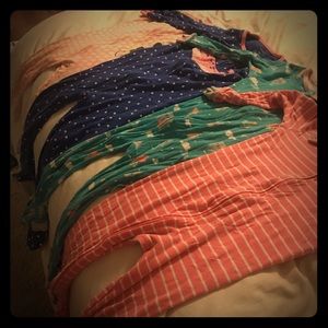 Pajama package! 4 zip up pajamas size 3T